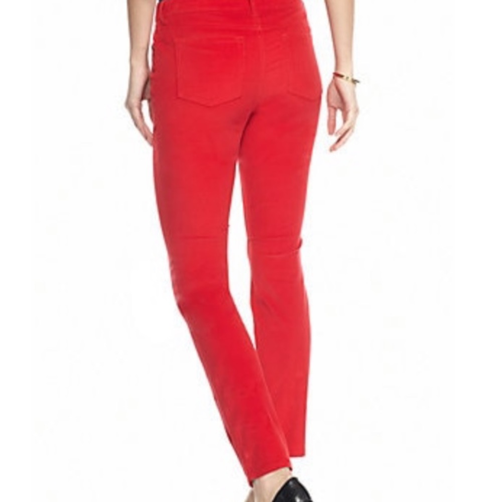 Red corduroy pants